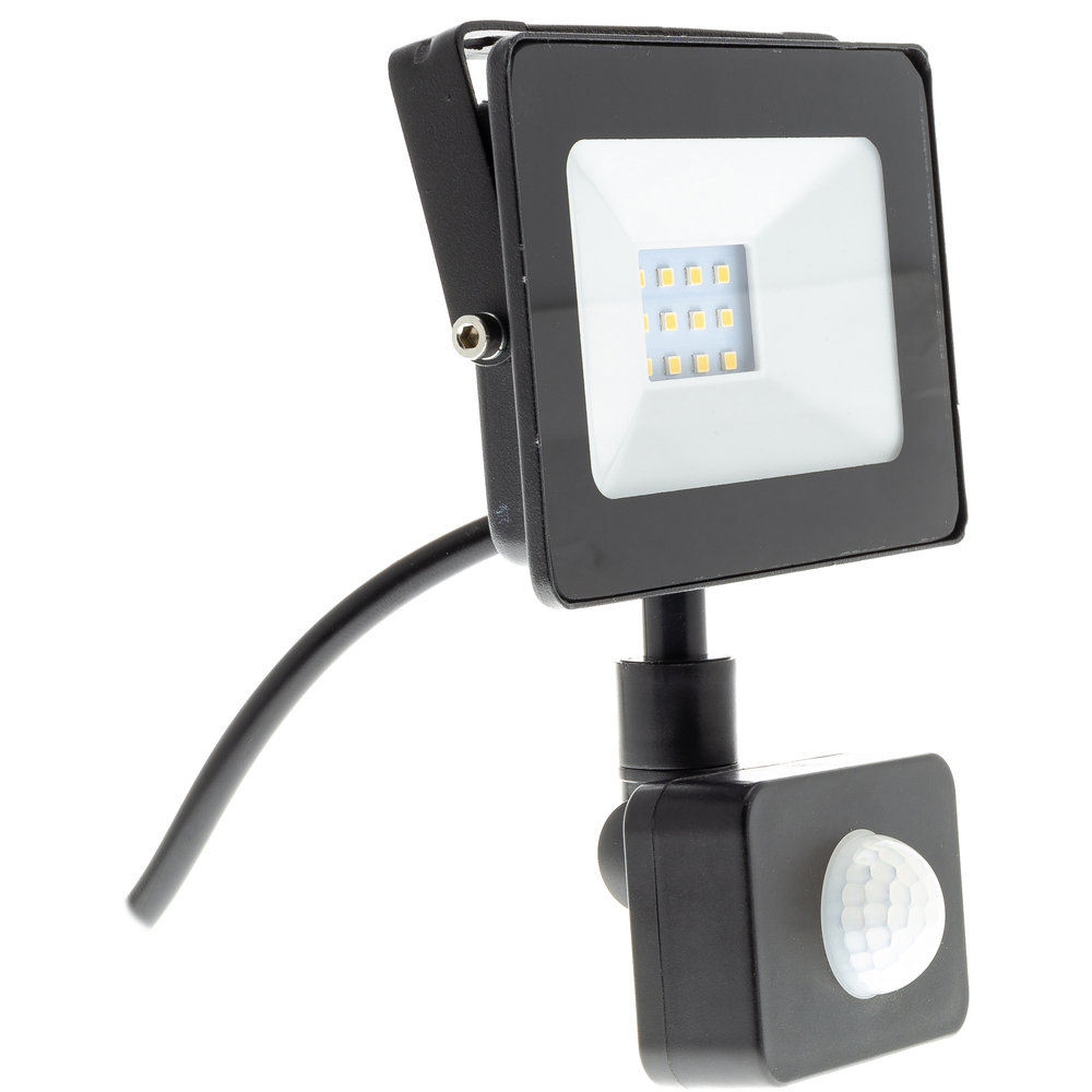 Lampa LED, Naświetlacz, flood 10W 4000K PIR RSL 246, czujnik ruchu, RETLUX