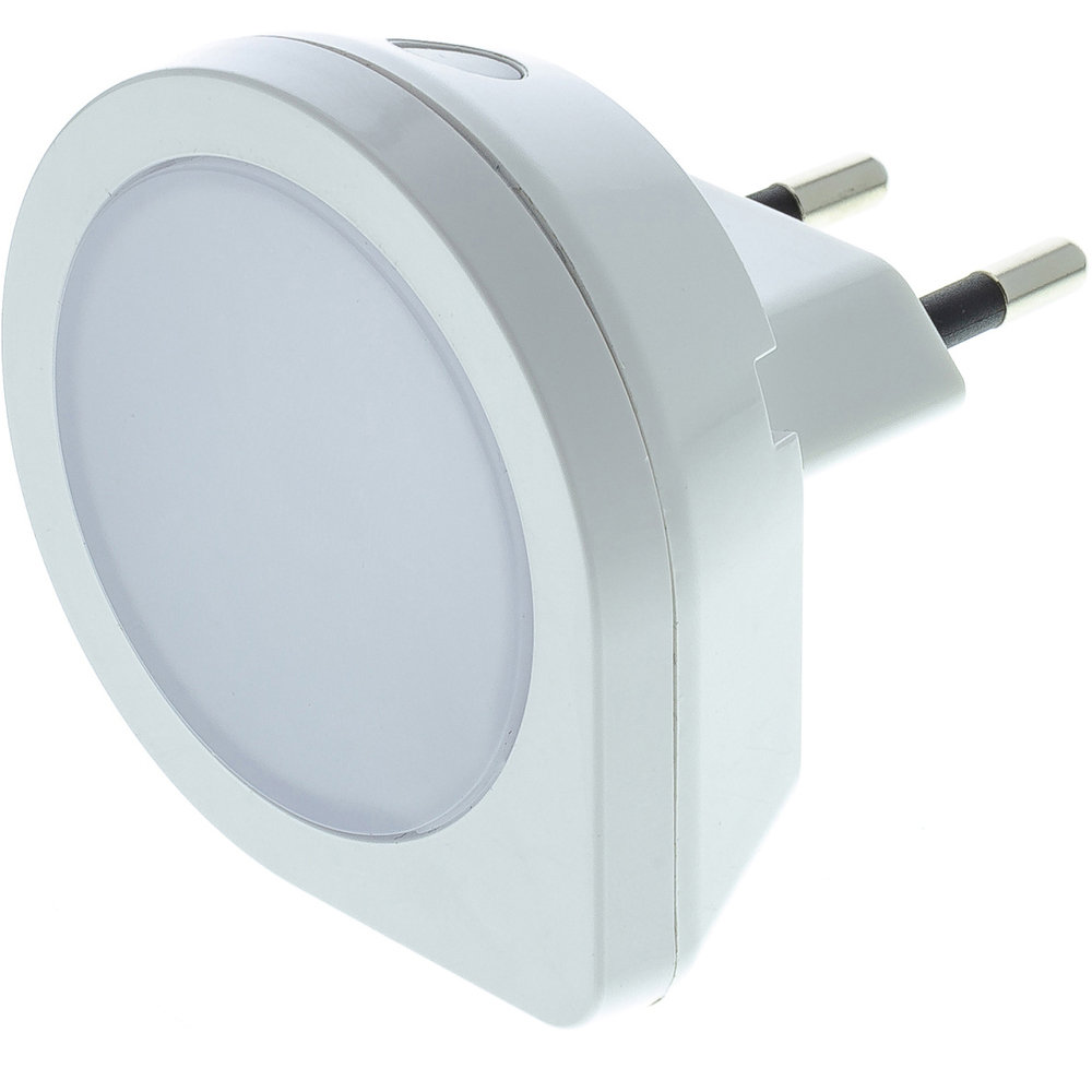Oprawa orientacyjna LED z czujnikiem LED/0,4W/230V biała