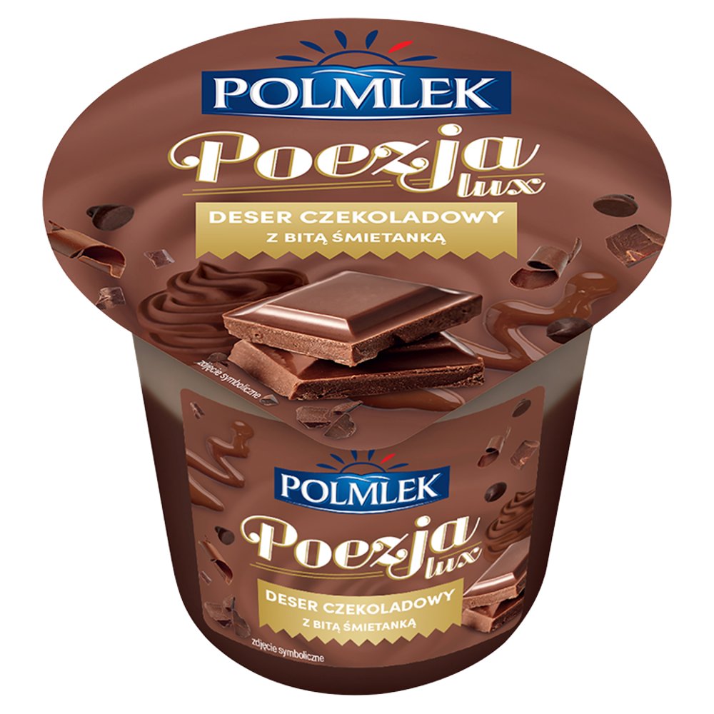 Polmlek Poezja Lux Deser czekoladowy z bitą śmietanką 180 g
