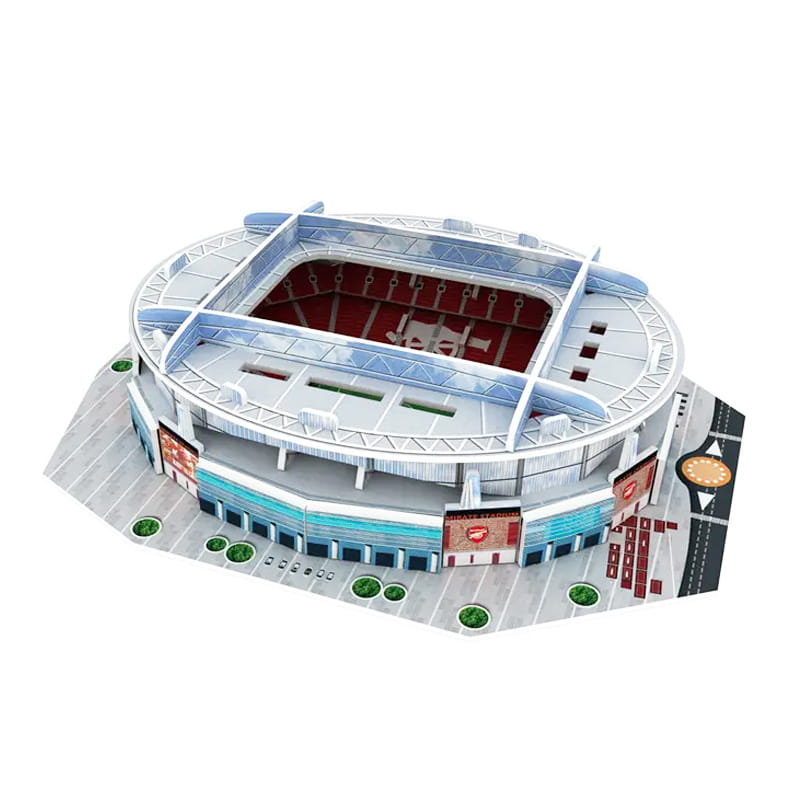 Mini stadion piłkarski - EMIRATES - Arsenal FC - Londyn Puzzle 3D 25 elementów