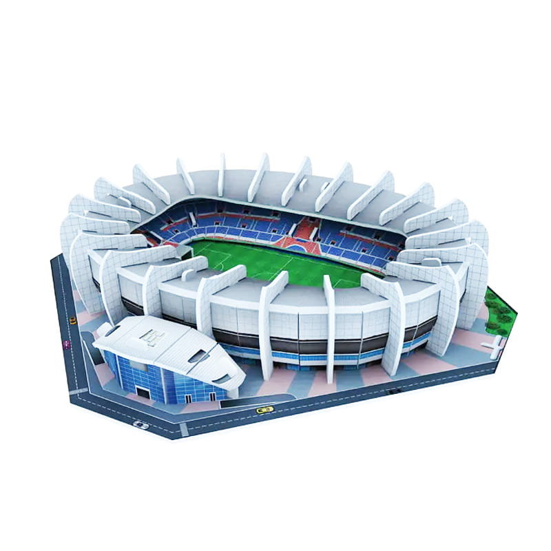 Mini stadion piłkarski - PARC DES PRINCESS - Paris Saint-Germain FC - Puzzle 3D 44 elementy