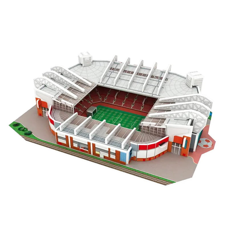Mini stadion piłkarski - OLD TRAFFORD - Manchester United FC - Puzzle 3D 46 elementów