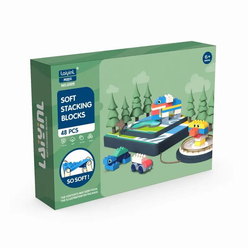 SOFT blocks - miękkie klocki konstrukcyjne 48 elementów