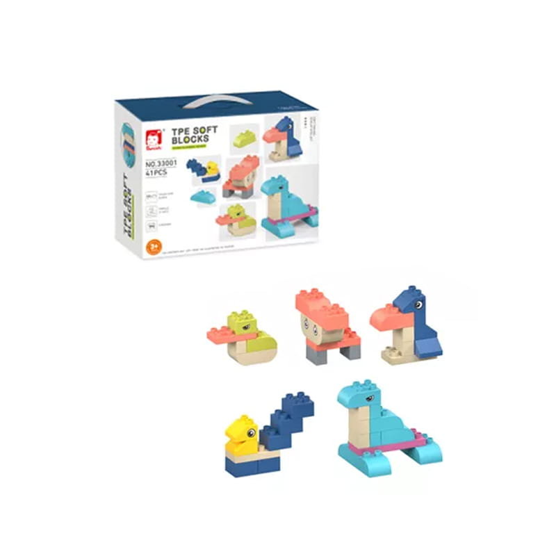 SOFT blocks - miękkie klocki konstrukcyjne 41 elementów