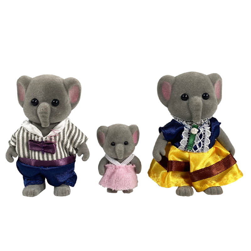 Figurki Stomle Family - Lalki Rodzina Słoników