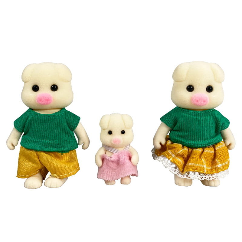 Figurki Stomle Family - Lalki Rodzina Świnek