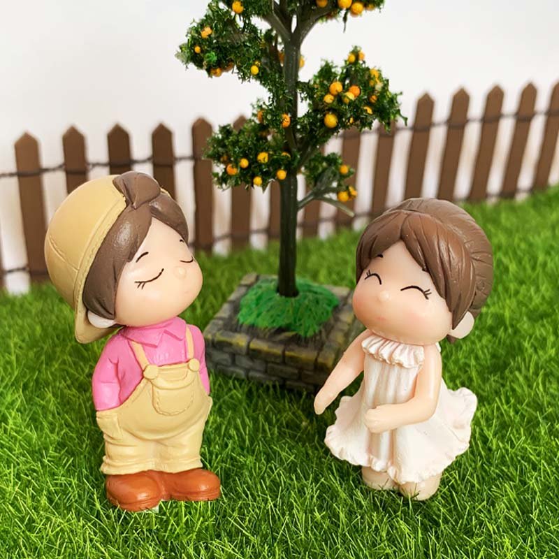 Figurki Dziewczynka i chłopiec z Kopenhagi