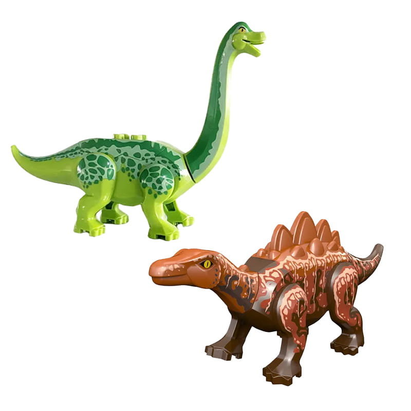 Dinozaury klocki Bachiozaur i Stegozaur