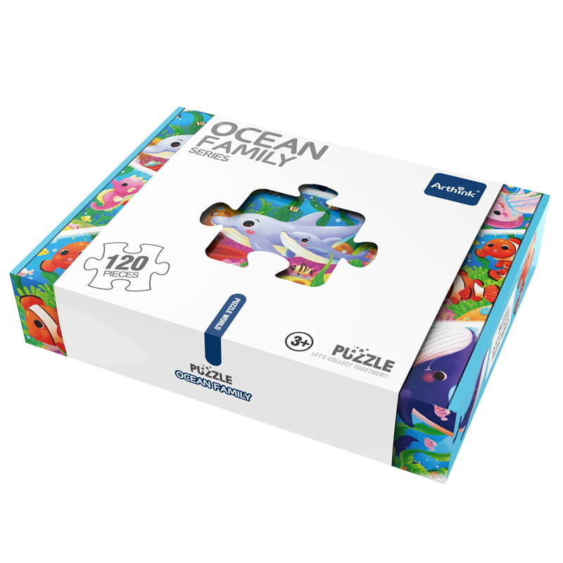 Puzzle edukacyjne dla dzieci - OCEAN 120 el.