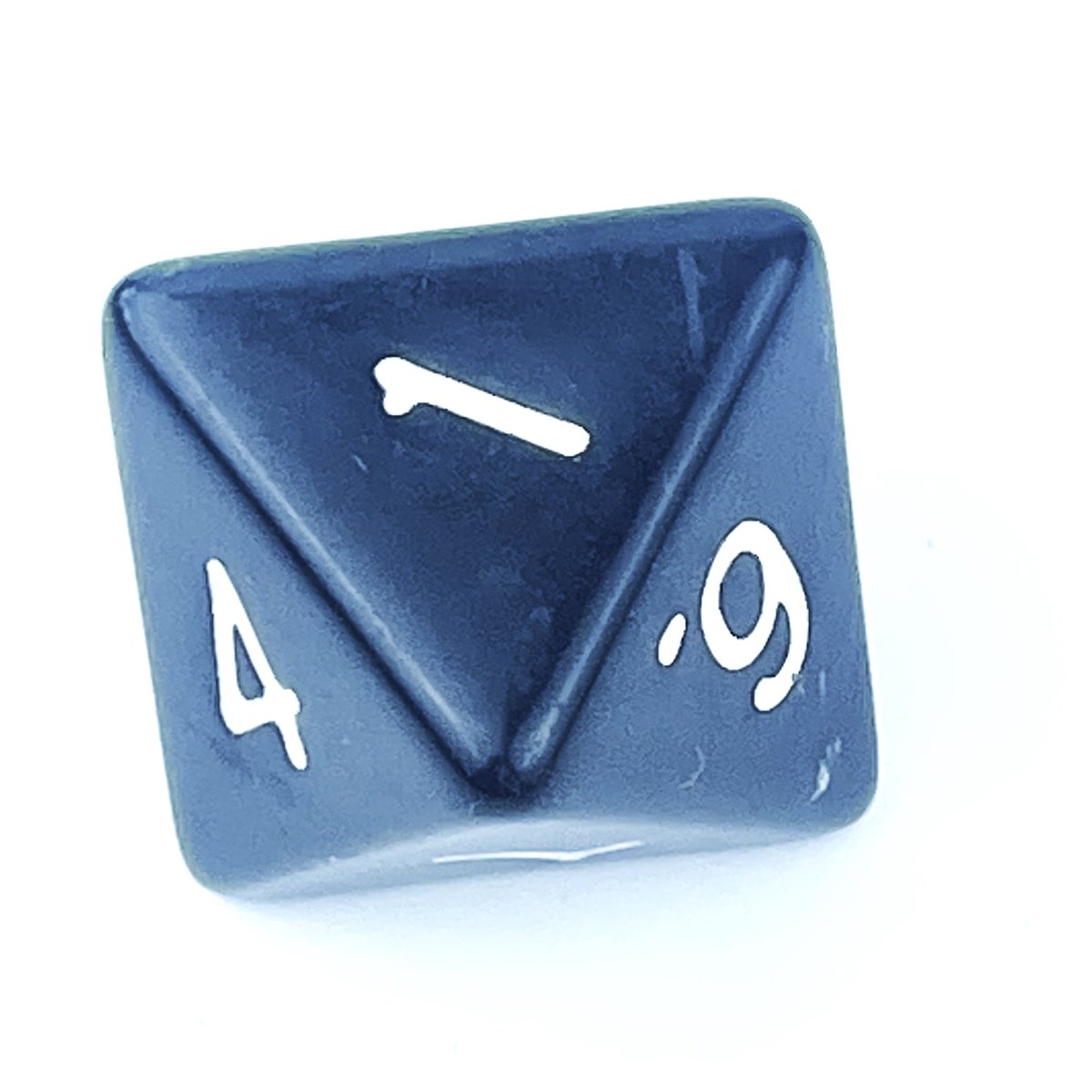 Kostka RPG Czarna Kość Ośmiościenna K8