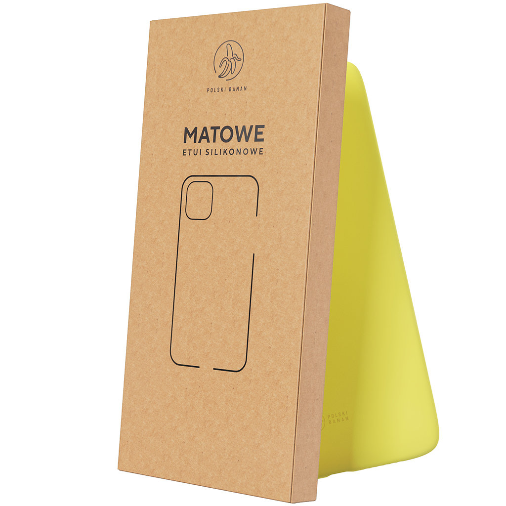 Xiaomi 12 / 12X - Etui matowe żółte