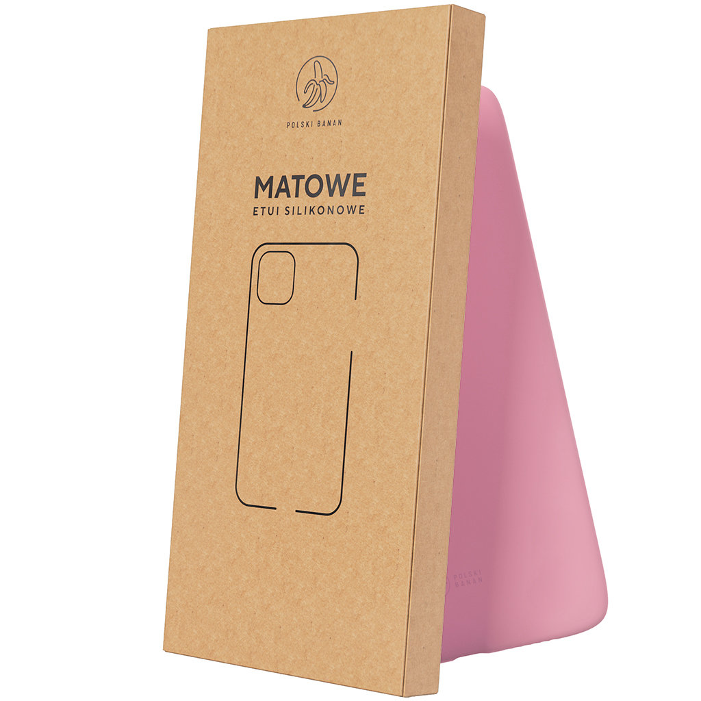 Xiaomi Redmi Note 8T - Etui matowe różowe