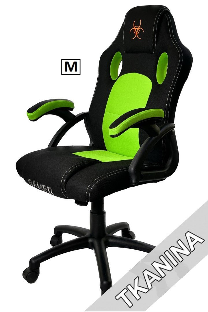 Fotel obrotowy do biurka CARRERA M GREEN FABRIC