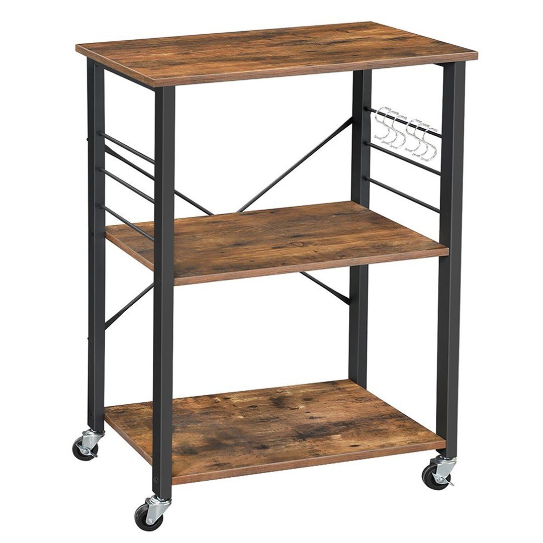 Barek ERGO hakano - KITCHENSHELVES/BROWN/BLACK/60X40X89CM