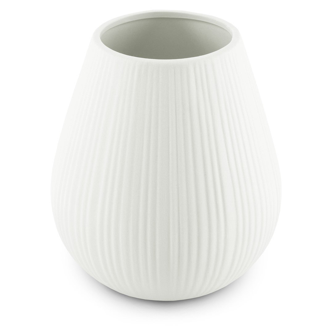 Wazon SUEZ kolor kremowy styl boho do wewnątrz ameliahome - VASE/AH/SUEZ/CREAM/12,5X14