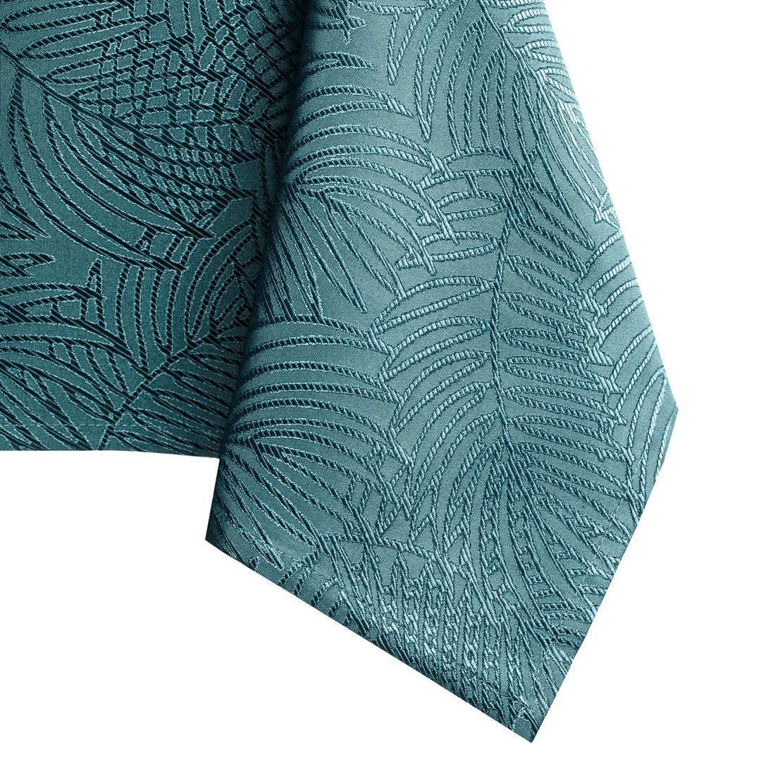 Obrus Gaia Morski Tłoczony Roślinny 130 koło AmeliaHome - TCLOTH/AH/GAIA/HMD/MARINE/R130X130
