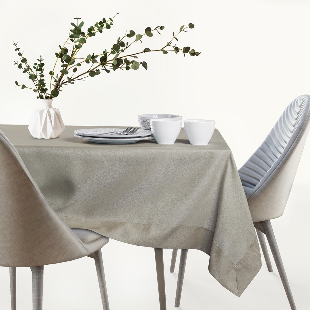 Obrus Empire Cappuccino Gładki Klasyczny 110x140 AmeliaHome - TCLOTH/AH/EMPIRE/BRD/CAPPUCCINO/110X140