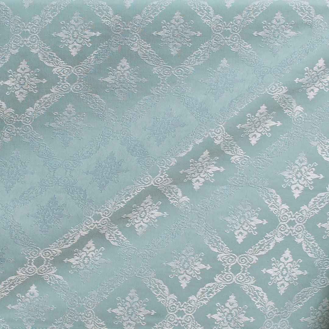 Obrus Maya Miętowy Drukowany Klasyczny 130 koło DecoKing - TCLOTH/DK/MAYA/HMD/MINT/R130X130