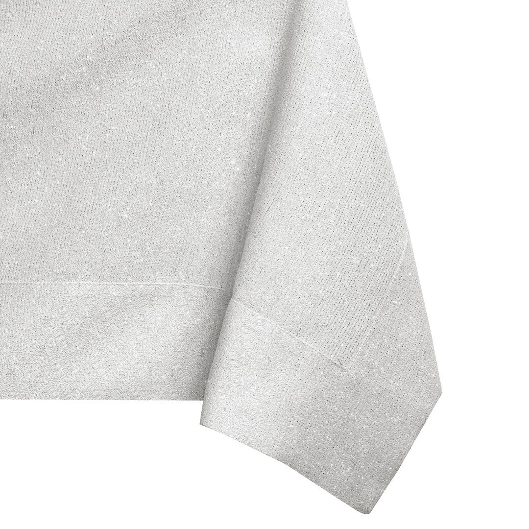 Obrus Sparkle Kremowy Metalizowany Nowoczesny 100x100 DecoKing - TCLOTH/DK/SPARKLE/BRD/CREAM/100x100