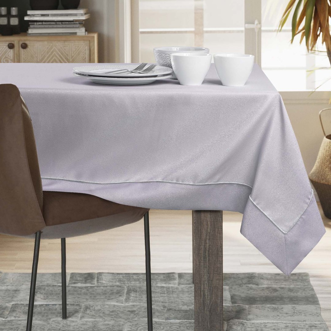 Obrus Empire Liliowy Gładki Klasyczny 110x200 AmeliaHome - TCLOTH/AH/EMPIRE/BRD/PPG/LILA/110X200
