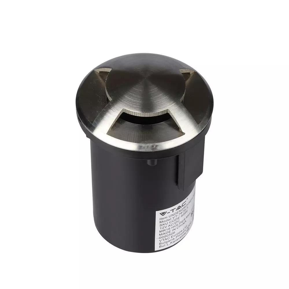 Oprawa Gruntowa Ogrodowa Najazdowa V-TAC IP67 MR16/GU5.3 12V 3-stronna VT-7678-3 3 Lata Gwarancji