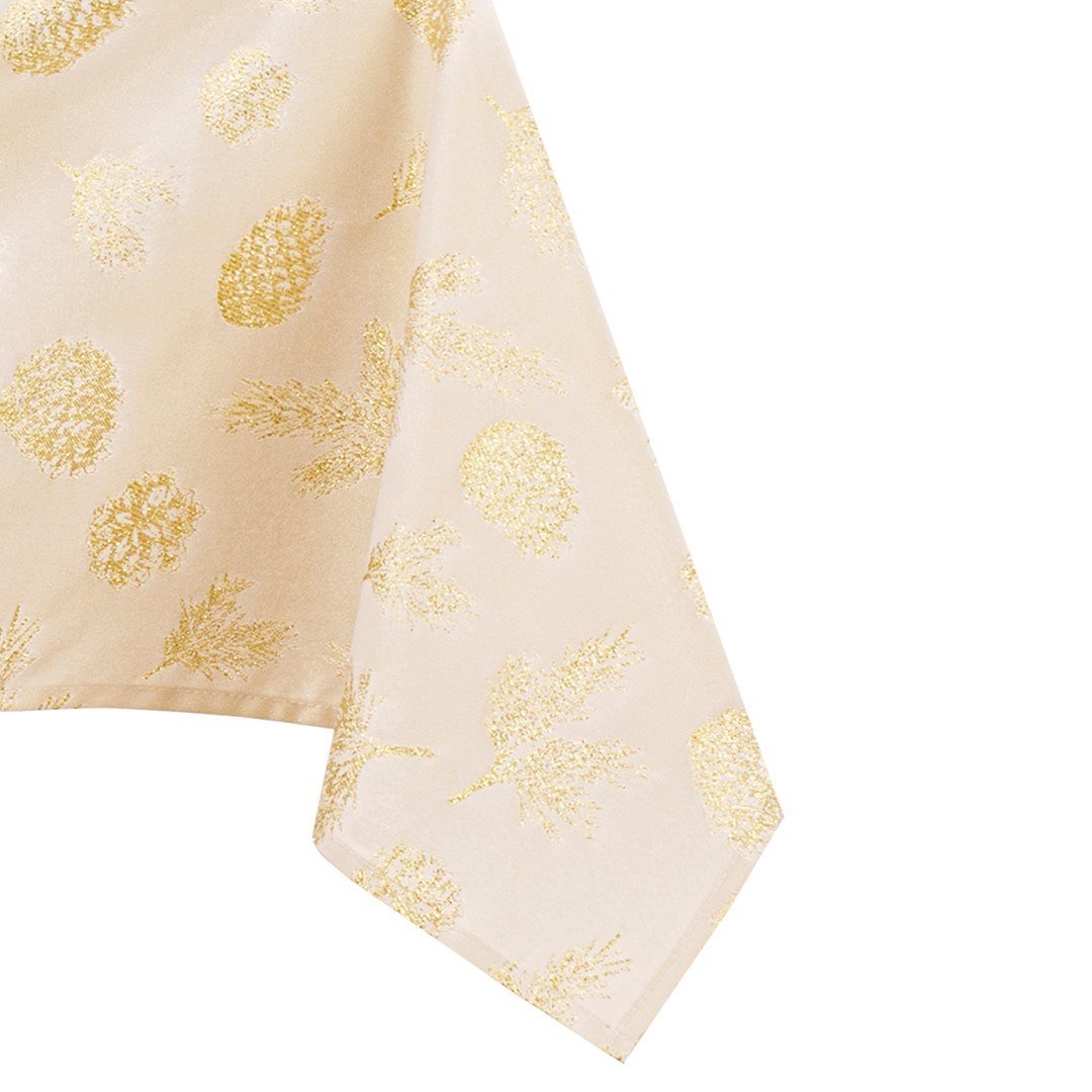 Obrus Żółty Drukowany Świąteczny 40x120 AmeliaHome - TCLOTH/AH/MAGICNIGHT/HMD/GOLD/40X120