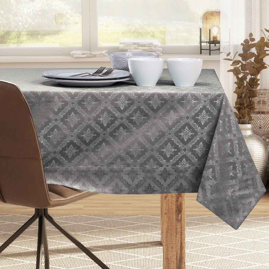 Obrus Maya Brązowy Drukowany Klasyczny 100x100 DecoKing - TCLOTH/DK/MAYA/HMD/COCOA/100x100