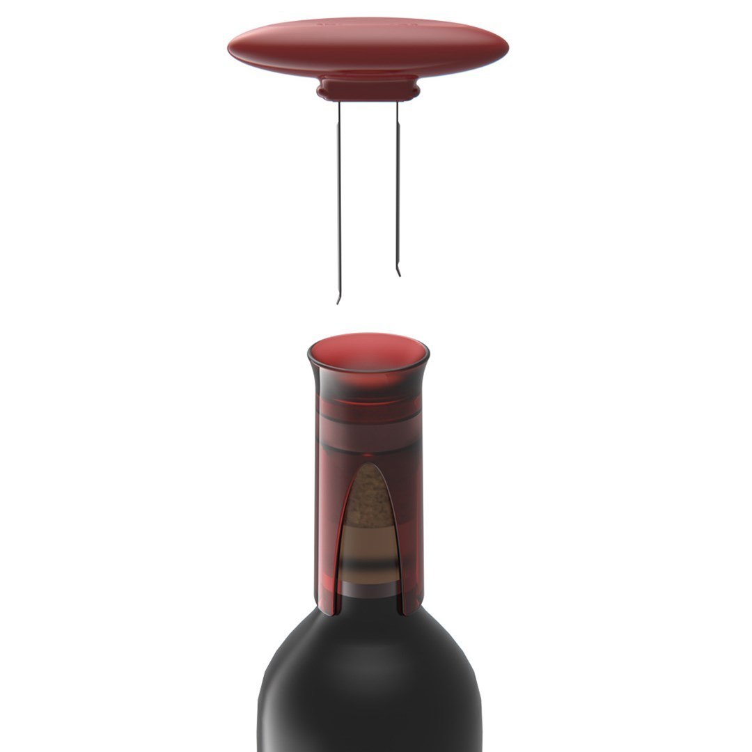 Akcesoria kuchenne UNO VINO kolor czerwony styl klasyczny tescoma - WINEOPENER/UNOVINO