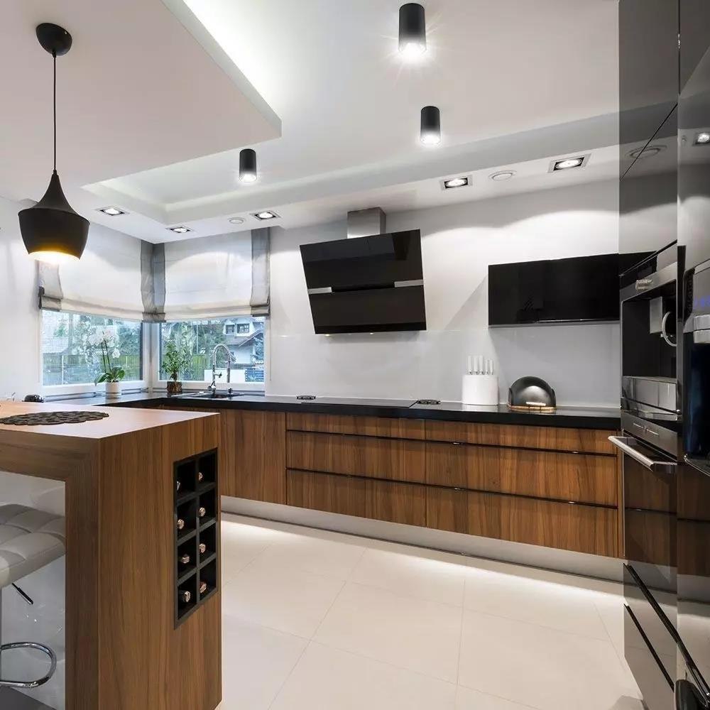 Oprawa Sufitowa V-TAC GU10 Okrągła Natynkowa Tuba Czarny+Ciemny Chrom 80x140mm VT-882 3 Lata Gwarancji