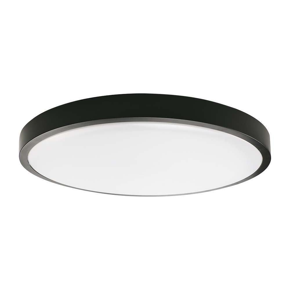 Plafon V-TAC 18W LED Okrągły IP44 Czujnik Ruchu Mikrofalowy 23cm Czarny VT-8618S 4000K 1800lm