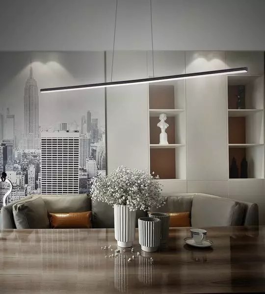 Lampa wisząca LINEA No.1 100cm 4k 16W czarna Altavola Design