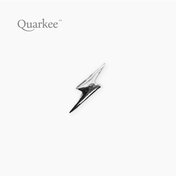 Quarkee 18K Gold Lightning Bolt / Błyskawica Piorun