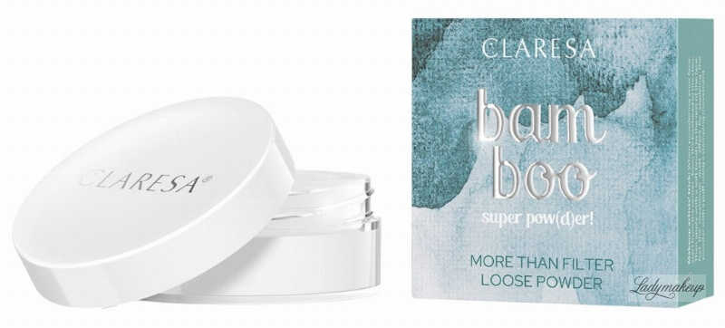 CLARESA - BAMBOO SUPER POW(D)ER! - Bamboo Loose Powder - Puder bambusowy sypki - 8 g
