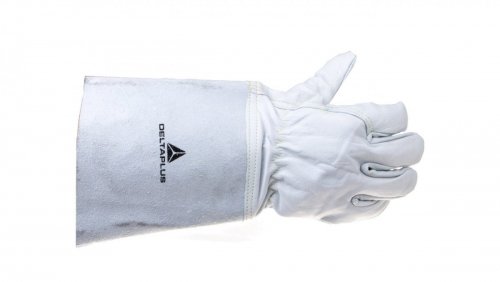 Delta Plus Rękawice spawalnicze ze skóry licowej koziej mankiet 15cm rozmiar 10 TIG15K10 TIG15K10