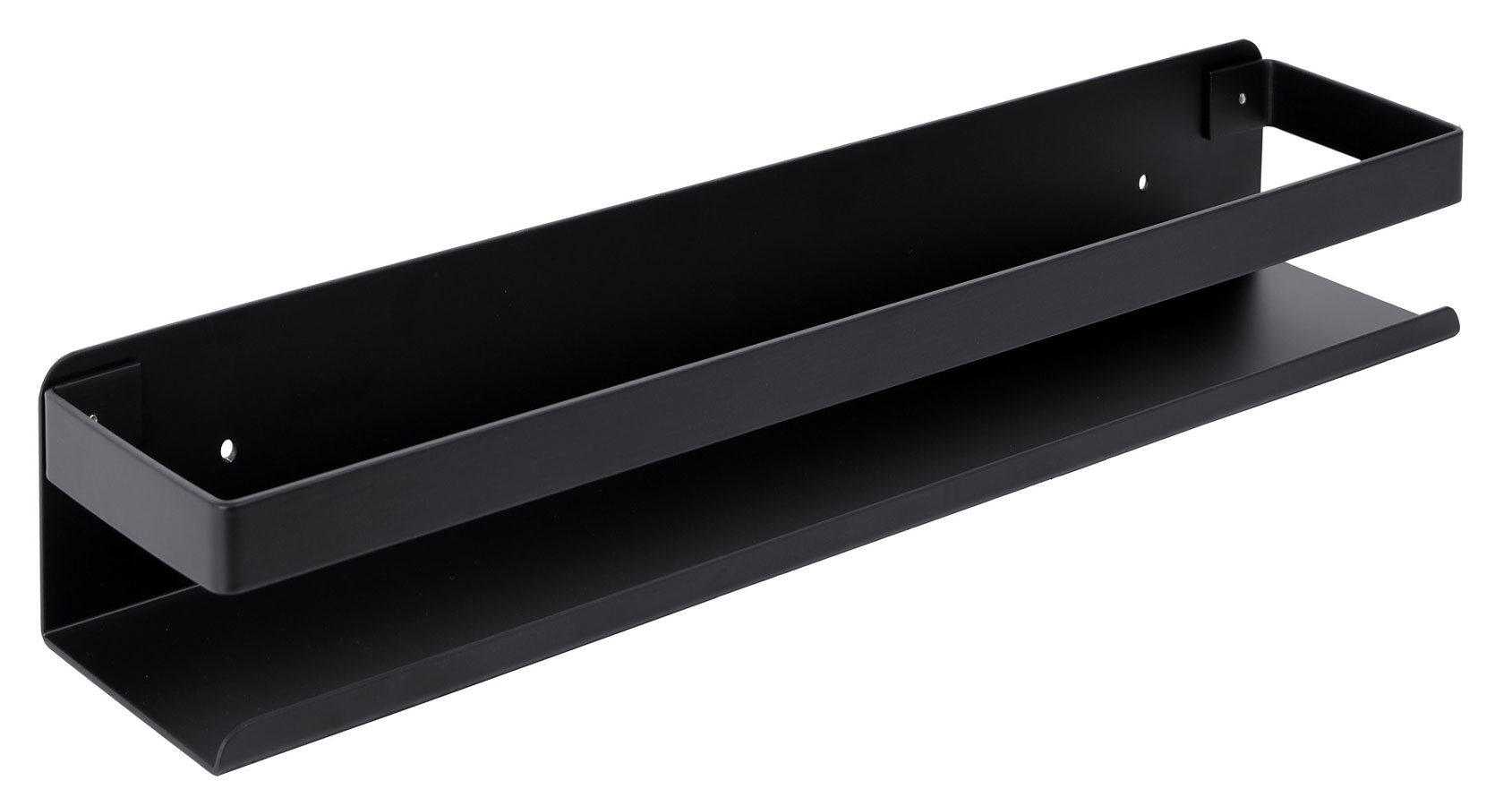 Czarna nowoczesna półka łazienkowa 40 cm G4-L14