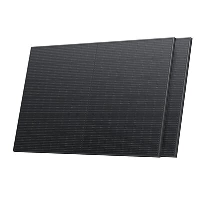 Pakiet 2x Panel fotowoltaiczny EcoFlow 400W ( sztywna konstrukcja ) *PRZESYŁKA PONADGABARYTOWA*