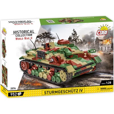 KLOCKI COBI 2576 Czołg Sturmgeschütz IV Sd.Kfz.167 952 El.