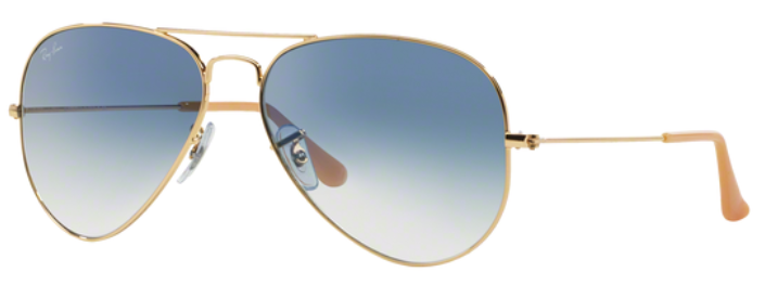 Okulary przeciwsłoneczne Ray-Ban® 3025 001/3F 58 Aviator