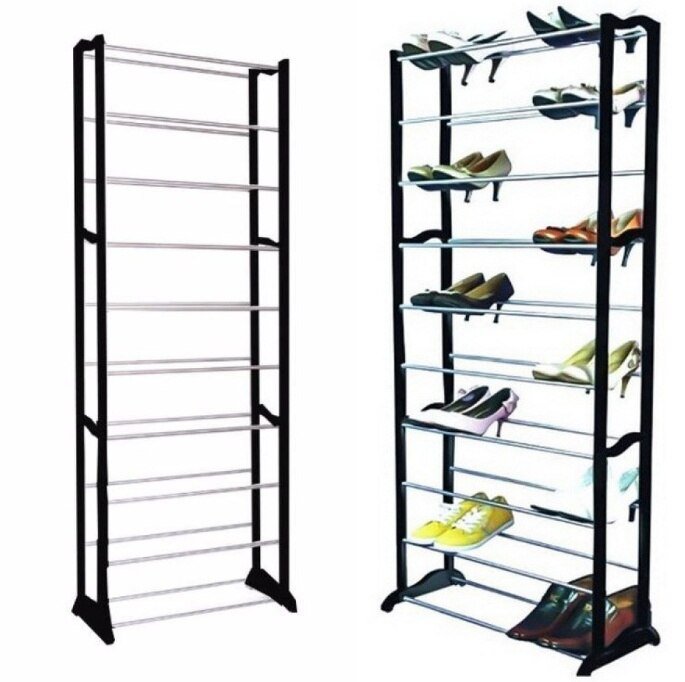 PÓŁKA NA BUTY OBUWIE METALOWA SZAFKA REGAŁ 30 PAR