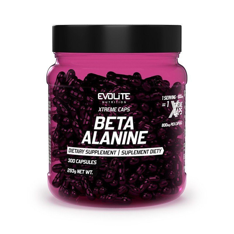 Evolite Nutrition Beta Alanine 800mg Xtreme 300 kaps.