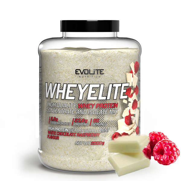 Evolite Nutrition Wheyelite 2000g White Chocolate Raspberry