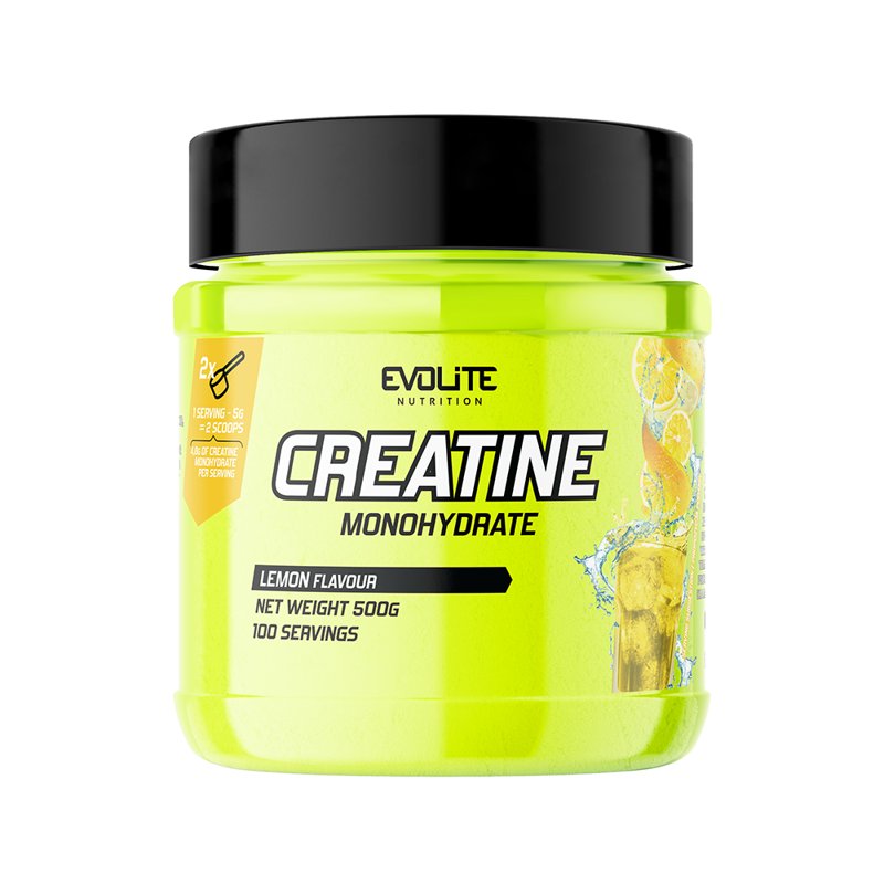 Evolite Creatine Monohydrate 500g Pomarańcz