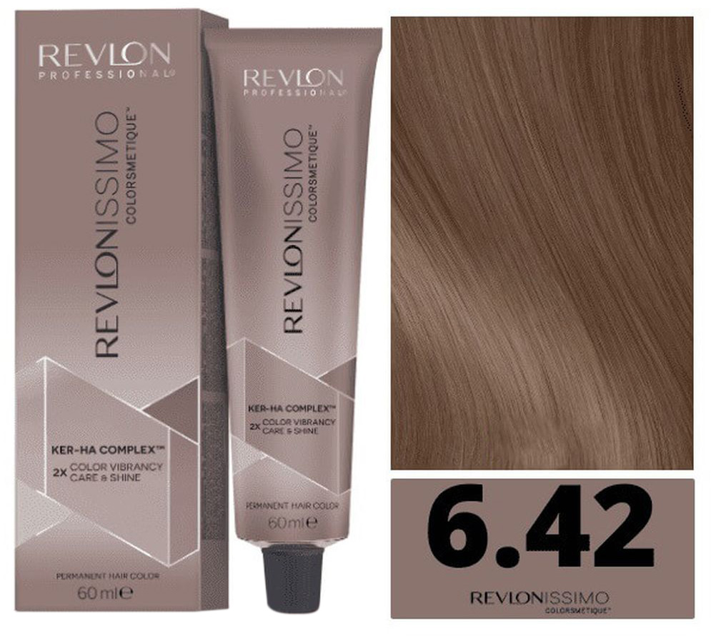 Farba do włosów Revlon Professional Revlonissimo Colorsmetique Ker-Ha Complex HC 6,42 60 ml (8007376057333)