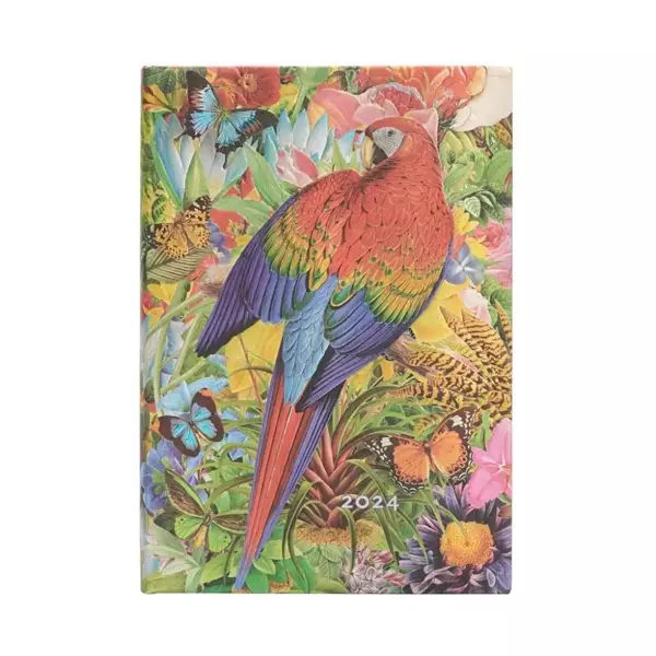 Kalendarz tygodniowy midi 2024 Tropical Garden - Paperblanks