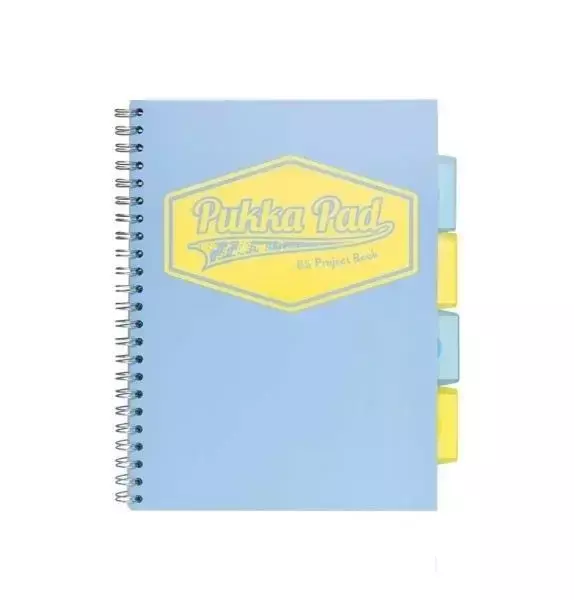 Project Book Pastel B5/100K kratka nieb. (3szt) - PUKKA