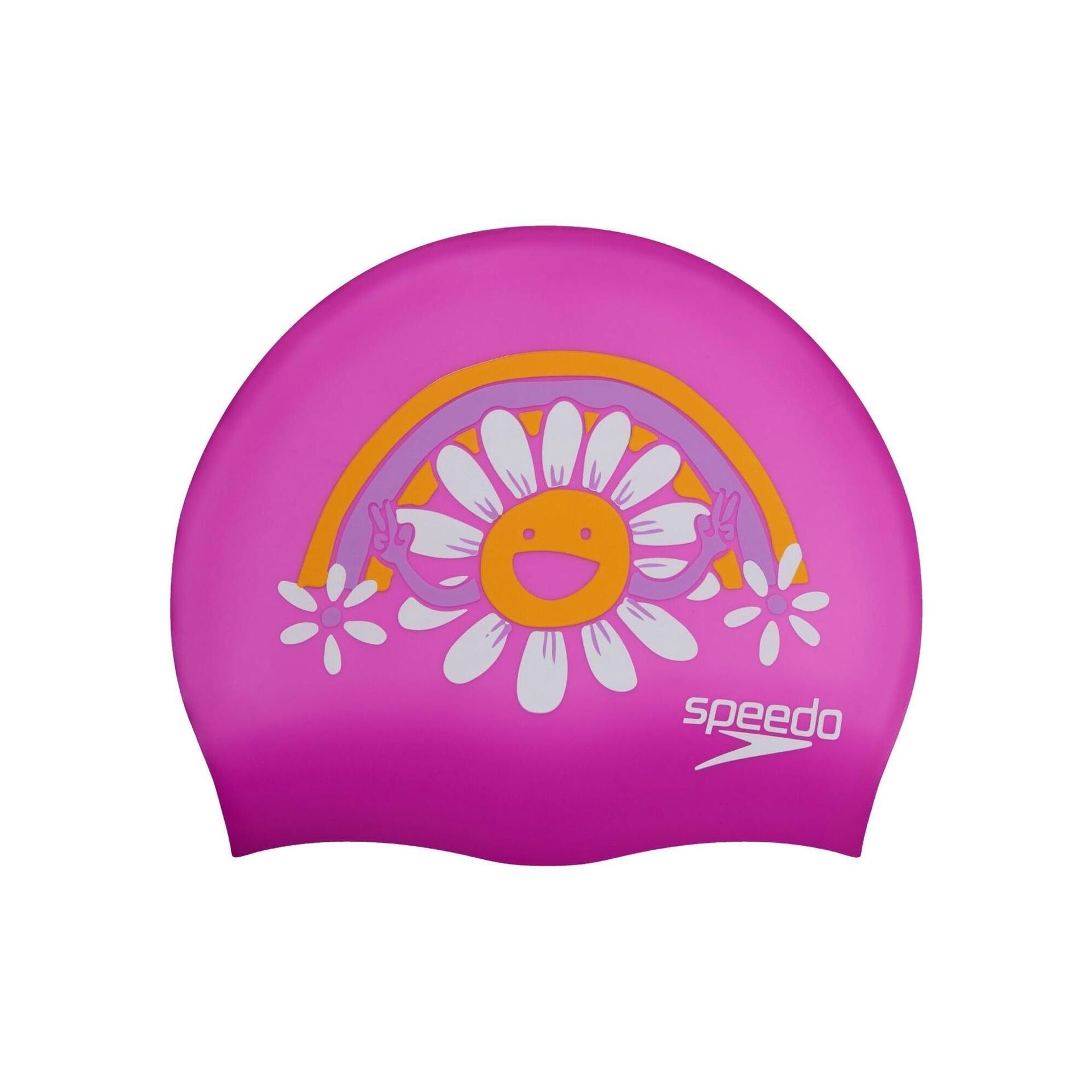 Czepek pływacki dla dzieci Speedo Slogan Print Cap