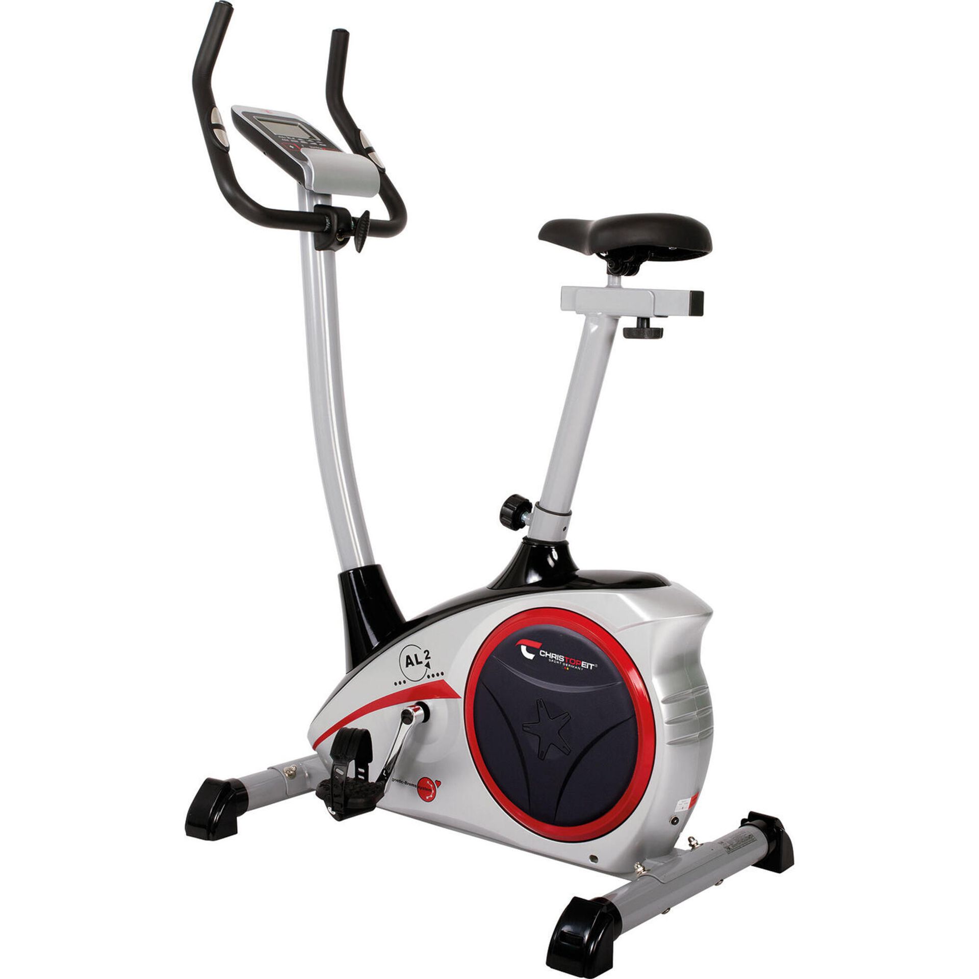 Rower treningowy Christopeit AL2 II ergometr srebrny/czarny