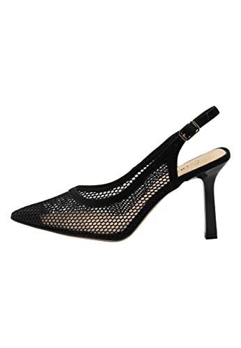 caissa Damskie czółenka typu slingback, czarne, rozmiar 39 EU, czarny, 39 eu