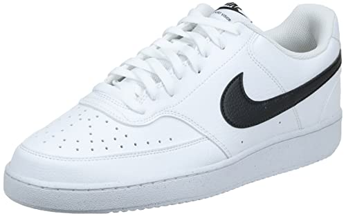 Nike Court Vision Low Next Nature, Trampki męskie, Biały biały czarny biały, 39 EU