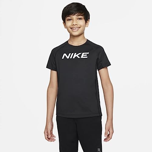 NIKE DM8528-010 B NP DF SS TOP bluza chłopięca czarna rozmiar L